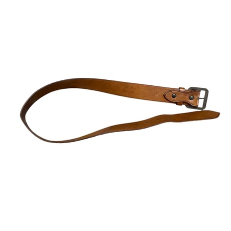 RRL Native Pattern Leather Belt Size-w30