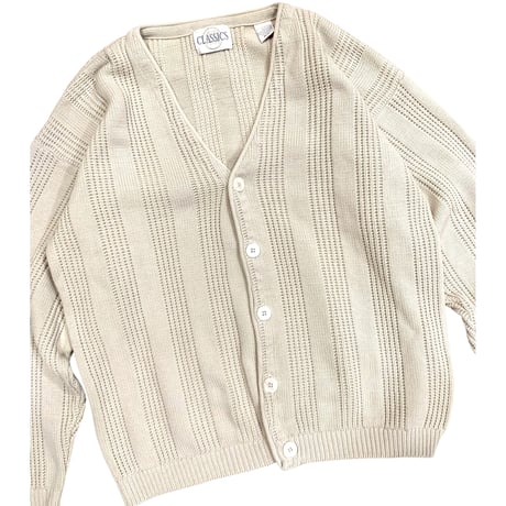 90-00's ACRYLIC CARDIGAN size M