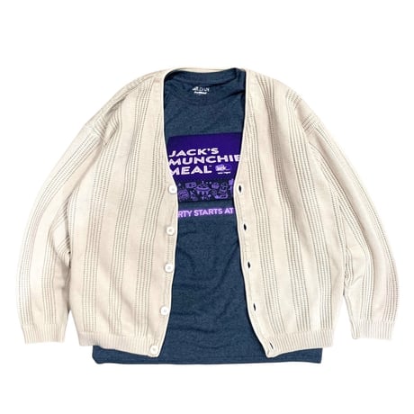 90-00's ACRYLIC CARDIGAN size M