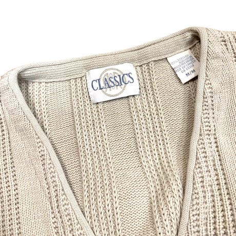 90-00's ACRYLIC CARDIGAN size M
