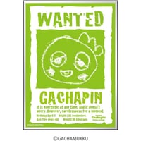 ガチャピン・ムック キャラクタースリーブ ガチャピン WANTED(EN-1643）