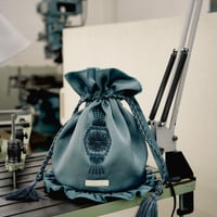 【 ritsu 予約 】 3D-printed Miyazaki fruits Draw String Bag  -2027年3月～5月発送予定-