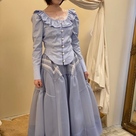 【 overlace 】 volume skirt