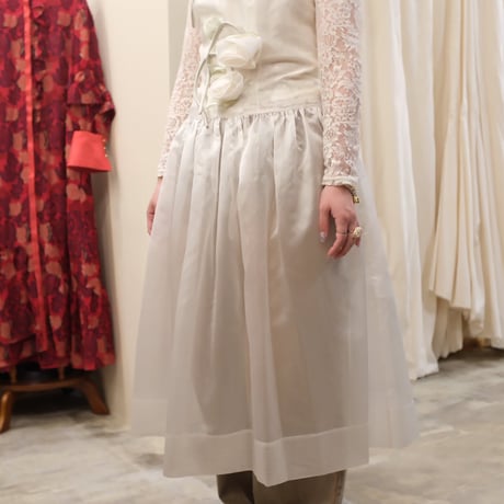 【 Kanako Tamura 】 Silk Organza Rose Garden Dress