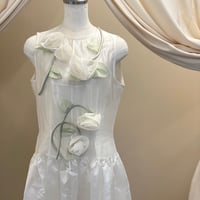 【 Kanako Tamura 】 Silk Organza Rose Garden Dress