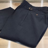 【 daichïogata 予約 】 SEERSUCKER STANDARD TROUSERS -2027年3月発送予定-