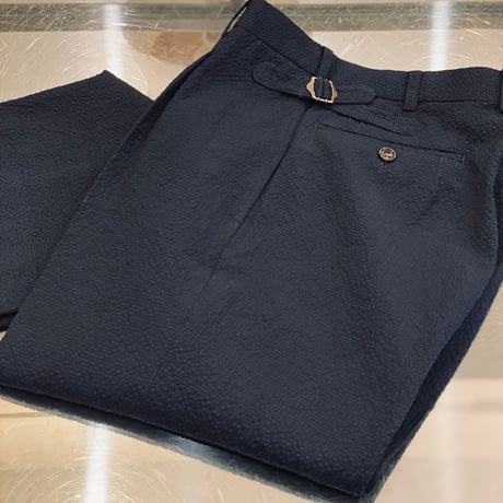 【 daichïogata 予約 】 SEERSUCKER STANDARD TROUSERS -2027年3月発送予定-
