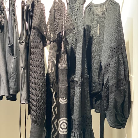 【 ritsu 予約 】 Lame knitted wave dress  -2027年3月～5月発送予定-