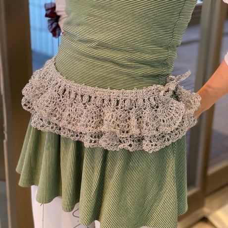 【 PoI 予約 】 lace hand knit collar -2027年3月発送予定-