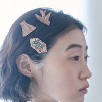 【 CHIHARUEGAMI 予約 】 WOOD MINI HAIR CRIP 3SET -2027年3月～4月発送予定-