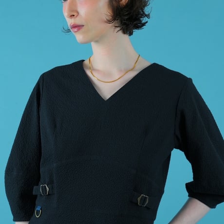 【 daichïogata 予約 】 SEERSUCKER DRESS -2027年3月下旬～4月中旬発送予定-