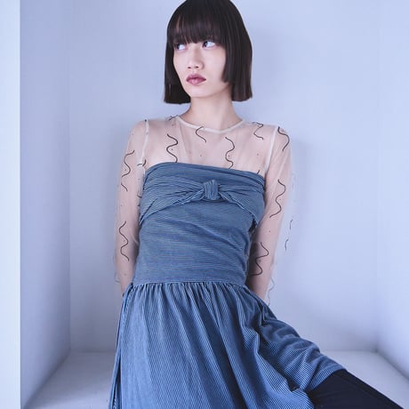 【 PoI 予約 】 narrow border bustier -2027年2月発送予定-