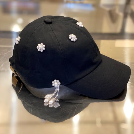 【 overlace 】 twin flower bijou cap