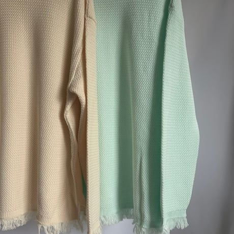 【 PoI 予約 】 fringed knit PO -2027年3月発送予定-