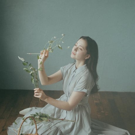 【 Ruimeme 予約 】 pintuck shirt dress / mist green -2027年2月～3月発送予定-