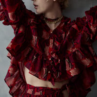 【 kwotias 予約】 dusk garden blouse -2027年3月上旬発送予定-