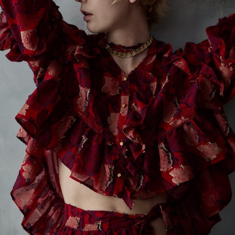 【 kwotias 予約】 dusk garden blouse -2027年3月上旬発送予定-