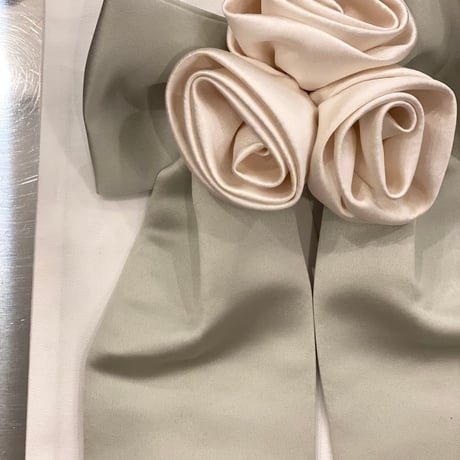 【 Kanako Tamura 】 Satin Rose Barrette