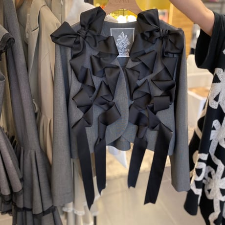 【 overlace 予約 】 ribbon jacket