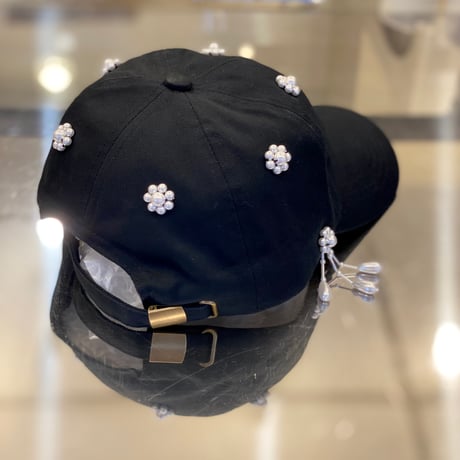 【 overlace 】 twin flower bijou cap