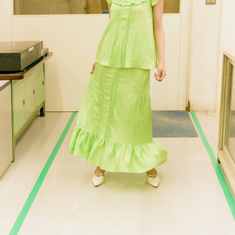 【 ritsu 予約 】 Frill High-Waisted Skirt -2027年3月～5月発送予定-