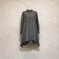 【 Ruimeme 予約 】 layered shirt tunic dress (check) -2026年12月～2027年1月発送予定-