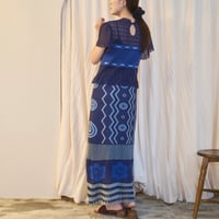 【 ritsu 予約 】 Lame knitted wave dress  -2027年3月～5月発送予定-