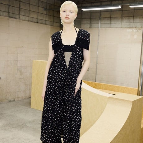 【 PoI 】 flower jaquard frill pants