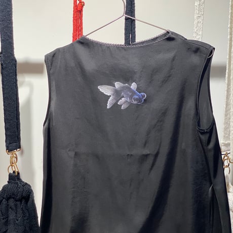 【 ritsu 予約 】 Goldfish bowl tank top -2027年3月～5月発送予定-