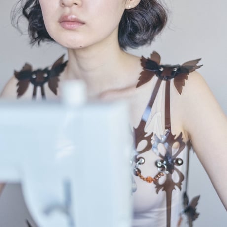 【 CHIHARUEGAMI 予約 】 HEART STICK HARNESS TOP -2027年3月発送予定-