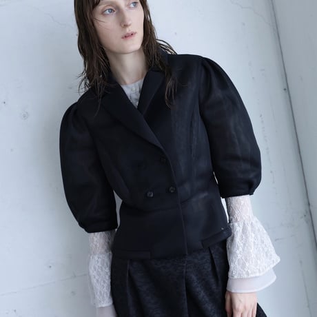 【 MAHOROOGINO 予約 】 Shadow Line Sheer Jacket -2027年3月～4月発送予定-