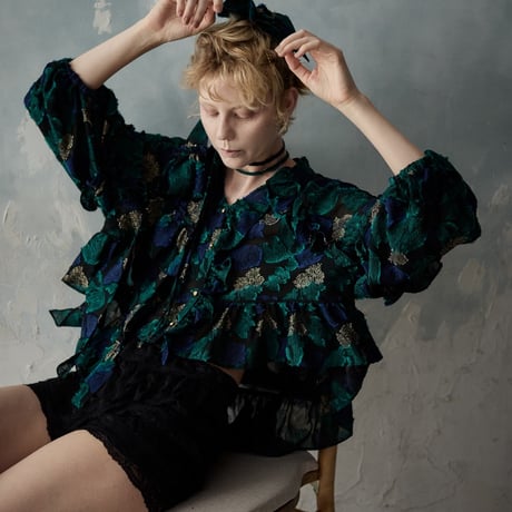 【 kwotias 予約】 dusk garden blouse -2027年3月上旬発送予定-