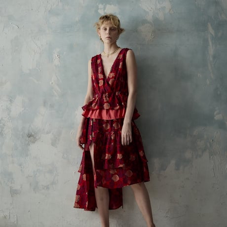 【 kwotias 予約】 dusk garden V blouse -2027年3月下旬発送予定-