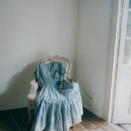 【 Ruimeme 予約 】 Céleste dress / skyblue -2027年2月～3月発送予定-