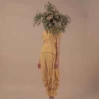 【 overlace 予約 】 wilt gather blouse