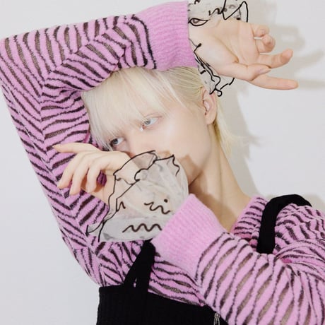 【 PoI 】 jaquard nami knit CD