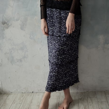 【 kwotias 予約】 crystal pleats skirt/suisai -2027年2月中旬発送予定-