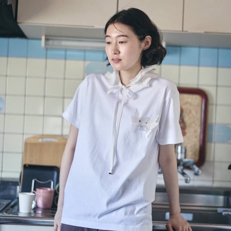 【 CHIHARUEGAMI 予約 】 BUTTERFLY T-SHIRT -2027年3月発送予定-