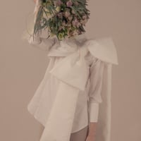 【 overlace 予約 】 ribbon shirt