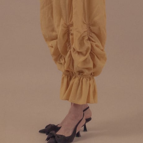 【 overlace 予約 】 wilt gather pants