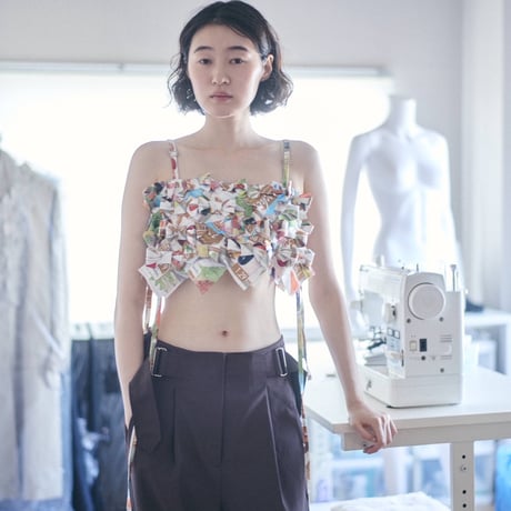 【 CHIHARUEGAMI 予約 】 RIBBON BUSTIER -2027年3月発送予定-