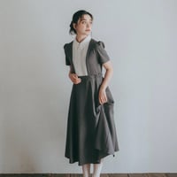 【 Ruimeme 予約 】 Blanche dress / gray -2027年2月～3月発送予定-