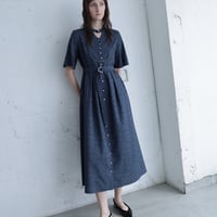 【 MAHOROOGINO 予約 】 Tonal Jacquard Onepiece -2027年3月～4月発送予定-