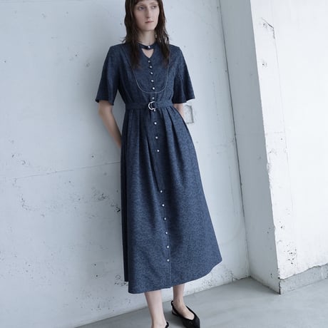 【 MAHOROOGINO 予約 】 Tonal Jacquard Onepiece -2027年3月～4月発送予定-
