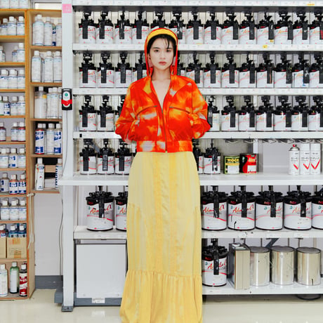 【 ritsu 予約 】 UV CUT oversized track suit  -2027年3月～5月発送予定-