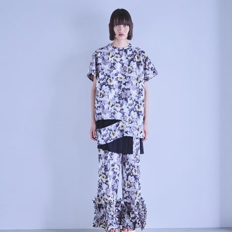 【 PoI 予約 】 flower frill pants -2027年2月発送予定-