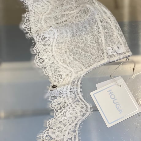【 HOUGA 】 plume bonnet