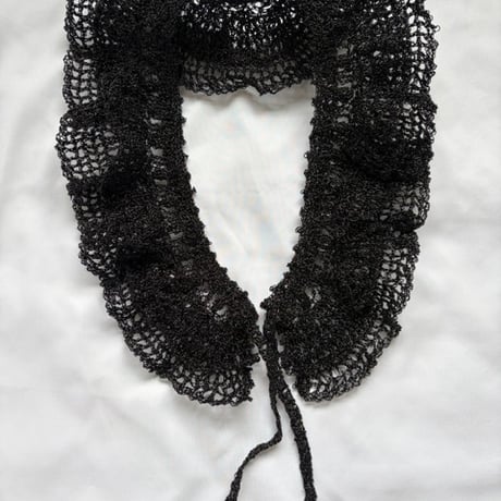 【 PoI 予約 】 lace hand knit collar -2027年3月発送予定-