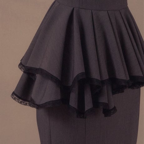 【 overlace 予約 】 flared cape blouse
