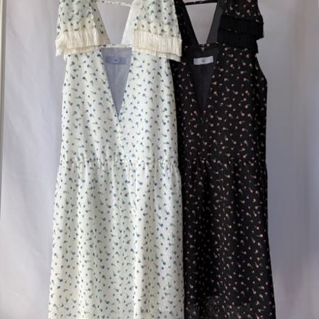【 PoI 】 flower jaquard dress